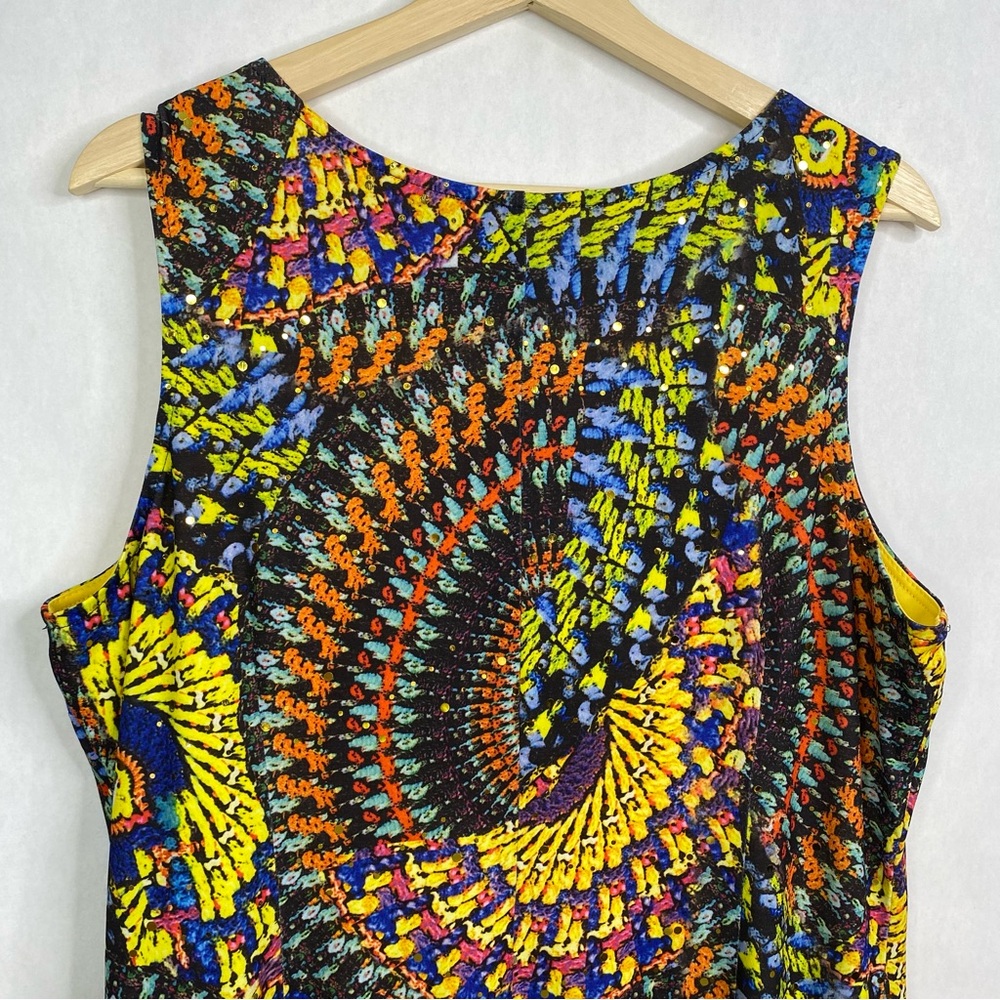 Joseph Ribkoff Multicolor Patterned Dress - Picture 7 of 11